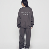 ADLV 2512 基础后背字母印花卫衣