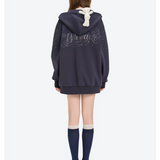 13DE MARZO | 2604 Shine Logo Zip Hoodie Royal Blue