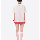 13DE MARZO | 2510 RONRON Bear Ribbon Tee White