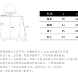 ADLV 2509 卡通兔子印花宽松卫衣 灰