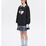 13DE MARZO | 2509 Real Cap Bear Sweater Grey