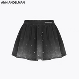 ANN ANDELMAN 2512 满天星水洗牛仔半裙