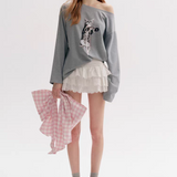 Kroche 2602 蕾丝花边蓬蓬蛋糕裙