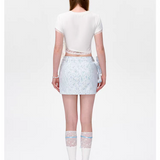 13DE MARZO | 2507 Bear Lacy Tight Short White