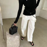 KOREAN COLLECTION 2504 假两件叠穿设计感长袖
