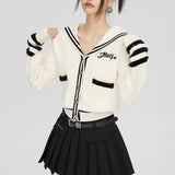 MacyMccoy 2511 水貂绒拼接毛衣 米白