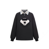13DE MARZO | 2509 Real Cap Bear Sweater Grey
