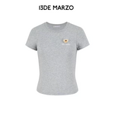 13DE MARZO | 2603 Mini Logo Tight Tee Grey