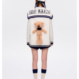 13DE MARZO | 2510 Sailor Knitted Cardigan White