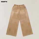 SMFK 2509 野性起源手工塔型运动工装裤 牛仔棕
