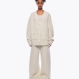 ANN ANDELMAN 2512 肌理感毛织开衫外套