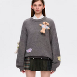 13DE MARZO | 2509 Wearable Bear Sweater Grey