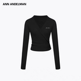 ANN ANDELMAN 2510 修身包裹式针织开衫 黑
