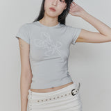 PAIN OR PLEASURE 2604 RUBY HOOK SHORTS (SS ver.) WHITE