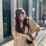 KOREAN COLLECTION 2511 双排扣长款气质风衣外套