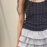 KOREAN COLLECTION 2504 百搭碎花吊带背心