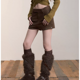 VIA PITTI 2512 不规则铆钉百搭短裤