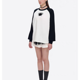 13DE MARZO | 2509 Doozoo Colour-Blocked Raglan Sleeve