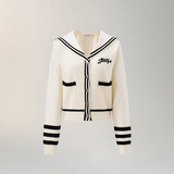 MacyMccoy 2511 水貂绒拼接毛衣 米白