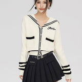 MacyMccoy 2511 水貂绒拼接毛衣 米白