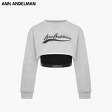 ANN ANDELMAN 2504 印花假两件拼接卫衣
