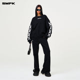 SMFK 2501 十字经典喇叭运动裤 荒野黑