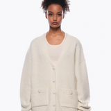 ANN ANDELMAN 2512 肌理感毛织开衫外套