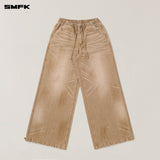 SMFK 2509 野性起源手工塔型运动工装裤 牛仔棕