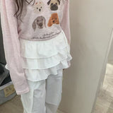 KOREAN COLLECTION 2504 卡通狗狗印花长袖