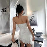 LSEOUL 2506 WAIST SKIRT SET
