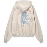 MATIN KIM 2604 VINTAGE WASHED GRAFFITI HOODY ZIP UP