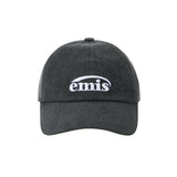 EMIS 2508 NEW LOGO PIGMENT BALL CAP-BLACK