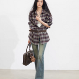 MacyMccoy 2408 复古微喇牛仔裤