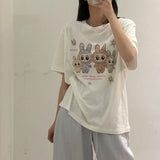KOREAN COLLECTION 2508 彩色Labubu卡通短袖