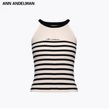 ANN ANDELMAN 2410 挂脖条纹背心修身内搭