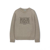 MARITHE 2511 经典LOGO休闲毛衣 燕麦