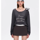 13DE MARZO | 2506 Embellished Sheer Layering Top