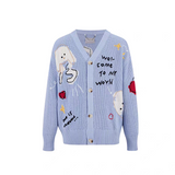 13DE MARZO | 2509 Doozoo Doodles Cardigan Blue