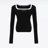 ANN ANDELMAN 2512 方领修身T恤