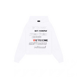 WE11DONE White Printed Hoodie