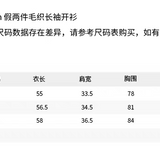 ANN ANDELMAN 2504 假两件毛织长袖开衫