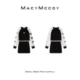 MacyMccoy 2505 爱心露腰针织连衣裙