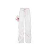13DE MARZO | 2505 Wide Cargo Trousers White