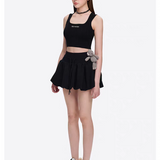 13DE MARZO | 2506 Doozoo Bud Skirt Black