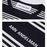 ANN ANDELMAN 2506 宽松条纹短袖