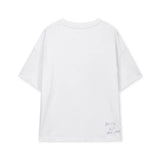 MATIN KIM 2606 GRAFFITI ARTWORK TOP IN WHITE