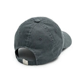 MATIN KIM 2606 ROUGH CUT APPLIQUE BALL CAP IN GREY