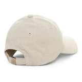 MATIN KIM 2606 APPLIQUE FELT LOGO BALL CAP IN LIGHT GREY