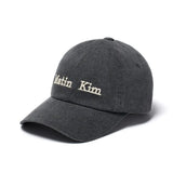 MATIN KIM 2606 MATIN CLASSIC LOGO BALL CAP IN GREY
