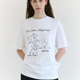 ROLAROLA 2607 COOL FRIENDS PUPPY T-SHIRT WHITE